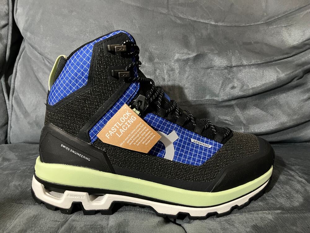 On Cloudalpine Waterproof Women's 7 Outdoor Trail Hiking Shoes Cobalt Alpine